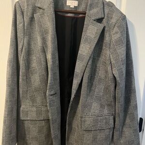 LOFT Women's Classic Checkered Blazer